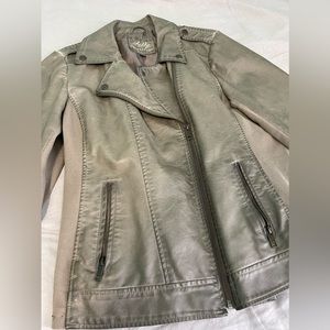Sebby Collection Pleather Jacket